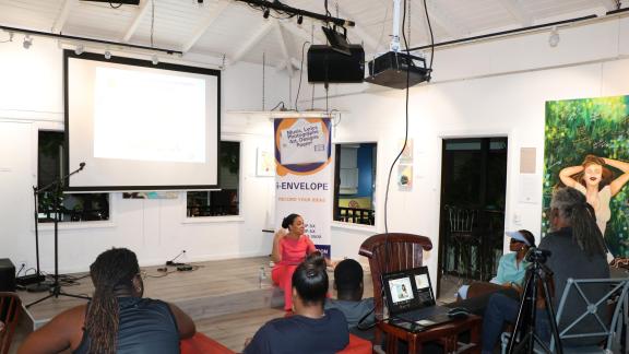 BIP SXM @Axum Art Cafe workshop