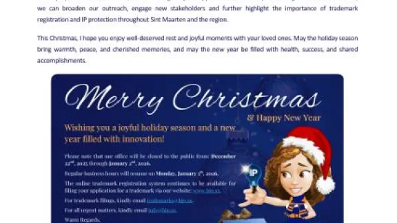 A Holiday Message from the Director